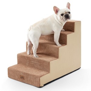 Cozy Kiss 5-Tier Extra-Wide Foam Pet Steps, Non-Slip Dog Stairs for High Beds & Sofas with Removable Washable Cover - 1 of 4
