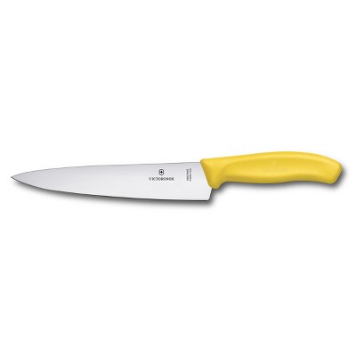 Victorinox SwissClassic Yellow Stainless Steel 7.5 Inch Carving Knife