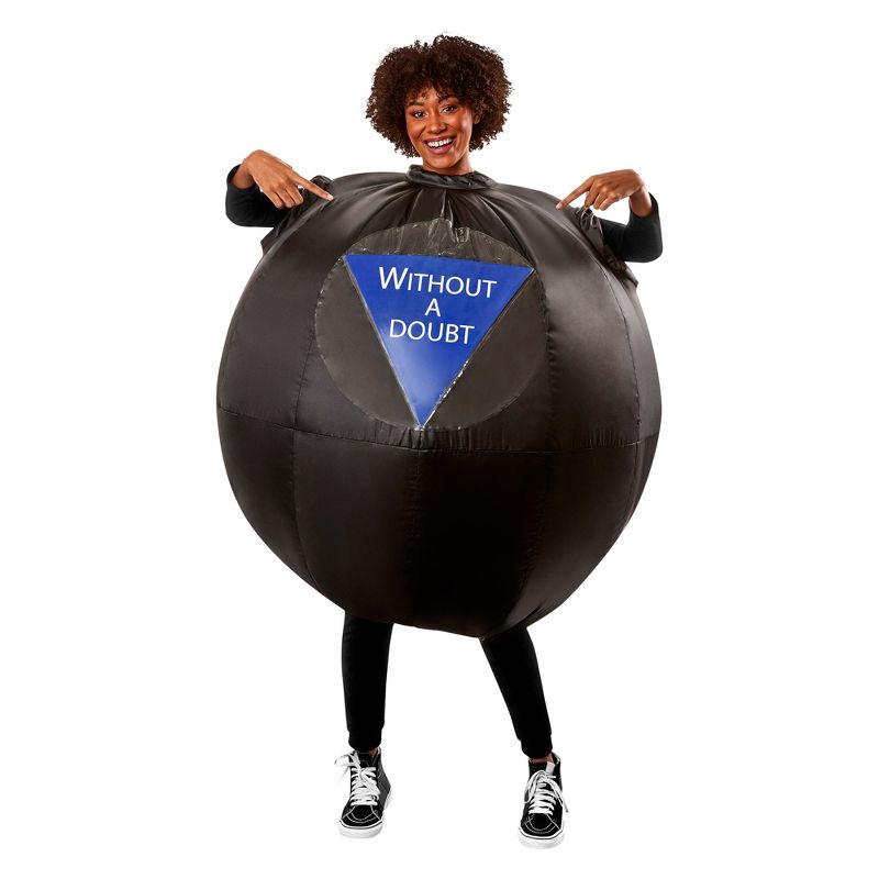 Rubies Mattel Games: Inflatable Magic 8 Ball Adult Costume, 2 of 6