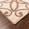 Modern Floral Medallion Washable Non-Slip Indoor Area Rug by Blue Nile Mills - 3 of 4