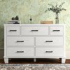 7-Drawer Bedroom Dresser – Modern Wooden Storage Chest with Metal Handles & Anti-Tip Design - 3 of 4