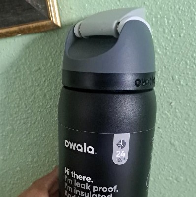 Owala 32oz FreeSip Stainless Steel Water Bottle - Very Very Dark