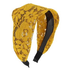 Unique Bargains Women's Delicate Lace Headband 6.3"x3.15" 1 Pc - 1 of 4