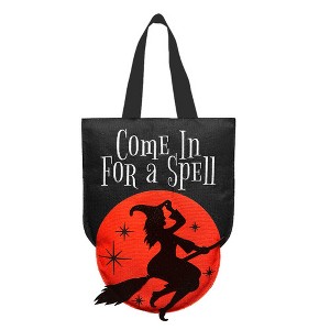 Briarwood Lane Halloween Burlap Door Hanger 18x12 Come in For a Spell For Halloween Door Hanger - 1 of 2