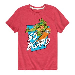 Boys' - Teenage Mutant Ninja Turtles - So Board Short Sleeve Graphic T-Shirt - 1 of 4