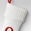 Knit Monogram Christmas Stocking White - Wondershop™ - 3 of 3