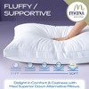 Maxi Deluxe  Single Pillow Cotton Top Down Alternative Fill White - 2 of 4