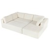 NicBex Modern 106.5" Sectional Sofa Modular L Shape Sofa Couch with Free Combination for Living Room Apartment - 4 of 4