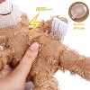 ZippyPaws Dog Companion for Heavy Chewers- Indestructible Robust Bear Dog Toy, Resistant Squeaky Dog Toys for Heavy Chewers  (A-Navy) - 3 of 4