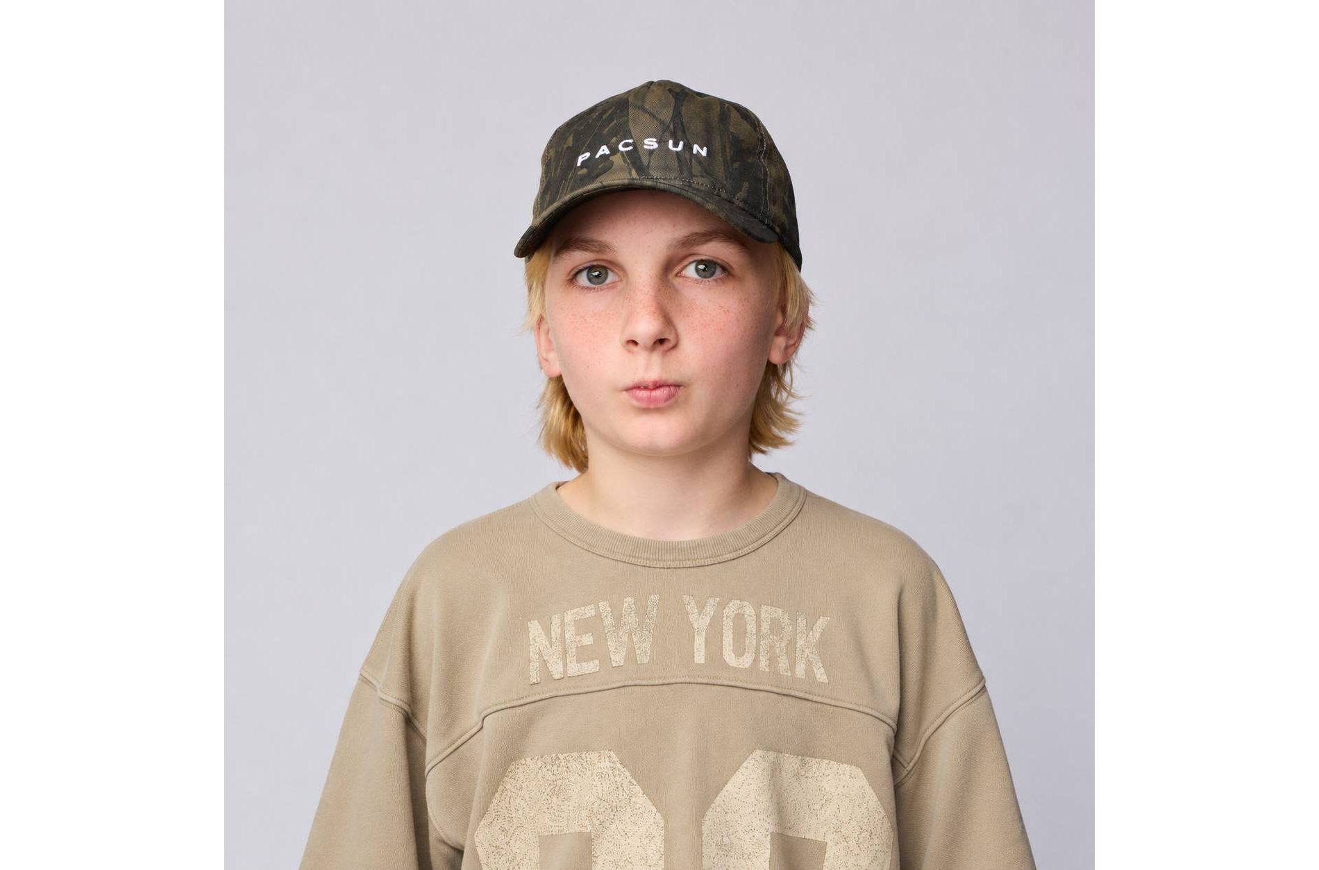 Pacsun Kids Boys' Baseball Hat - Camo Print One Size Fits Most