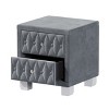 Accent Cabinet Modern with Crystal Handles for Bedroom Storage 18in - 3irtyhousy - 3 of 4