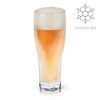 Viski Glacier Beer Glass, Double Walled Beer Glass, 16 Ounces, Clear Glass, Set of 1, Clear Finish - 3 of 4