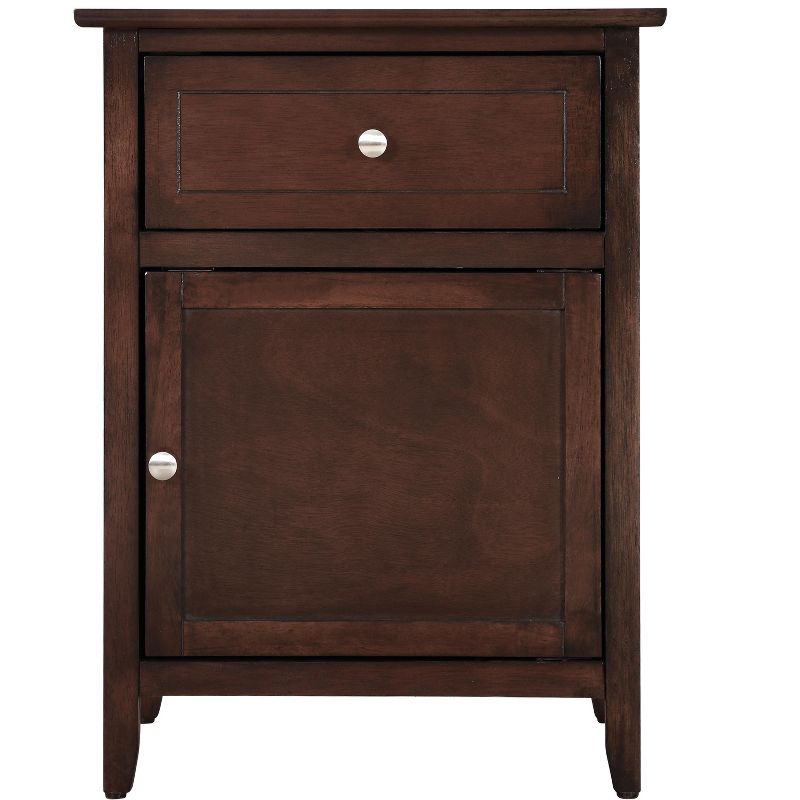 Passion Furniture Lzzy 1-Drawer Nightstand (25 in. H x 19 in. W x 15 in. D), 1 of 6