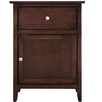 Passion Furniture Lzzy 1-Drawer Nightstand (25 in. H x 19 in. W x 15 in. D)