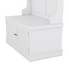 NicBex Hall Tree with Storage Bench and Shoe Rack for Entrance Multifunctional Coat Rack with Top Storage Compartment for Living Room - 4 of 4