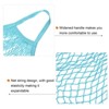 Unique Bargains Cotton Mesh Reusable Washable Grocery Bags 1 Pcs 15x13.8" - 4 of 4