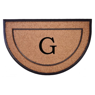 Calloway Mills 106573048G The General Monogram Doormat 30 In. x 48 In. Letter G