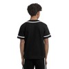 Converse® Boys' Short Sleeve Baseball Athletic T-Shirt - Black - 2 of 4