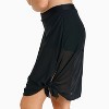 Calypsa Women's 3in1 Swim Skirt With Attached Shorts - 3 of 4