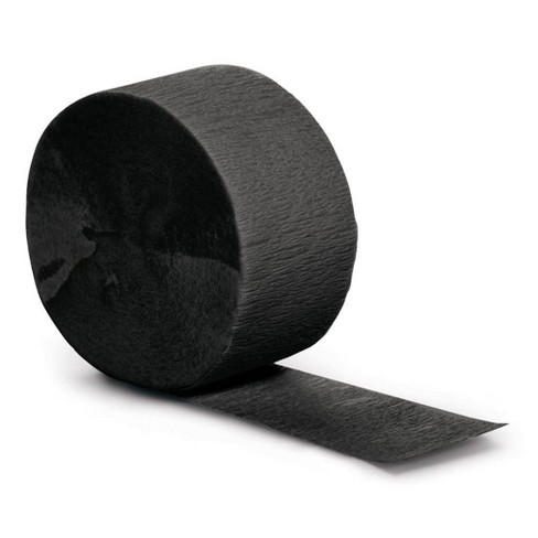 200' Crepe Streamer Party Decorations Black - Spritz™ : Target