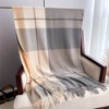 Anna-Kaci Soft Winter Plaid Scarf with Warm Cozy Feel and Fringe Trim 78.5×26 Inches - 3 of 4