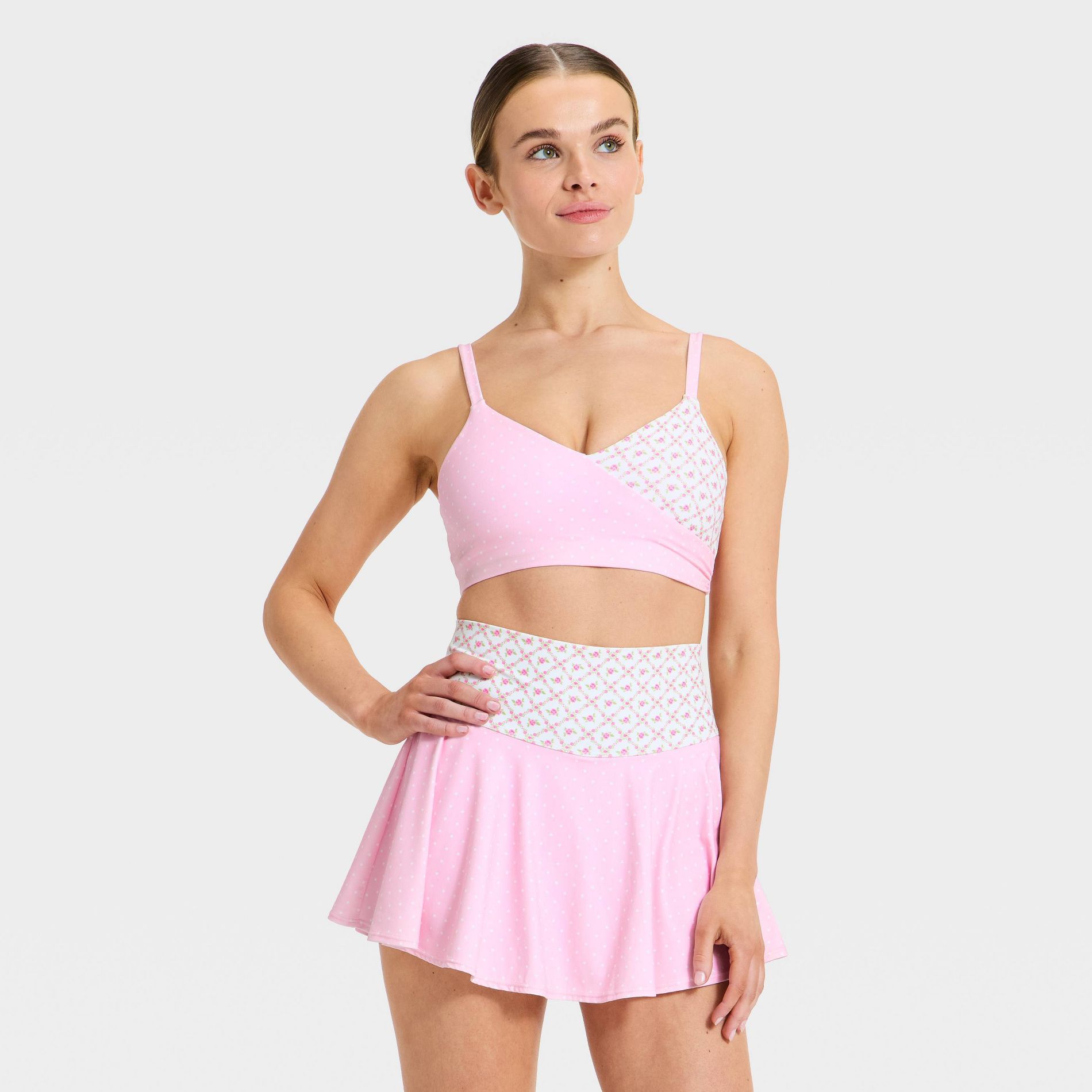 Women's Crossover Sports Bra - JoyLab™