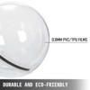 VEVOR 2M Walk on Water Walking Ball Roll Inflatable Zorb Ball w/ German Zipper PVC, Transparent - 3 of 4