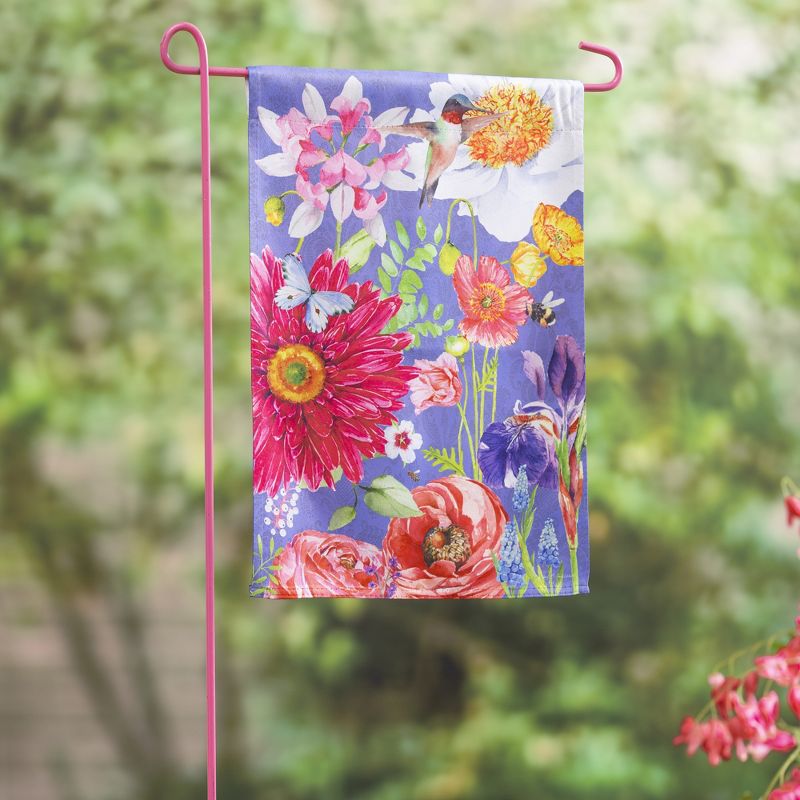 Evergreen English Garden Florals Garden Suede Flag 12.5 x 18 Inches Indoor Outdoor Decor, 2 of 8