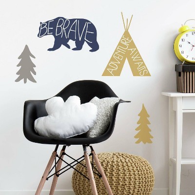 RoomMates Adventure Awaits Animal Peel and Stick Giant Wall Decal