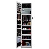 360° Swivel Jewelry Cabinet, Rotatable Full Length Mirror With Jewelry Storage, Lockable Standing Jewelry Armoire Organizer - 3 of 4