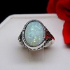 Chandler Womens Statement Ring Fire Opal Filigree Setting Ginger Lyne Collection - image 4 of 4