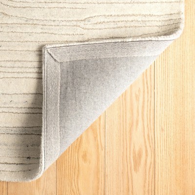 Avery Oatmeal Hand Tufted Wool Runner Rug 2.5x8