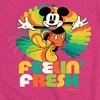 Girls' - Disney - Mickey Mouse Feeling Fresh Fitted Short Sleeve Graphic T-Shirt - 2 of 4