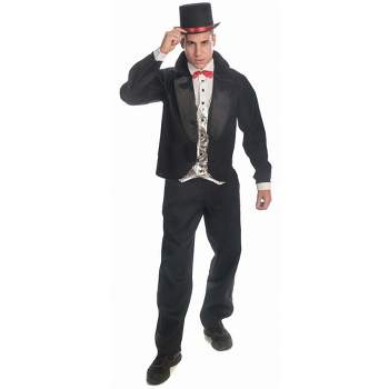 Dress Up America Magician Tuxedo Costume for Adults - Black
