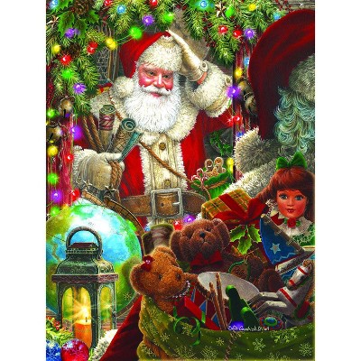 Sunsout Ready To Go Santa 1000 Pc Christmas Jigsaw Puzzle 59714 : Target