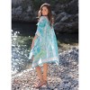 Shiraleah Blue Tropical Print Cover Up - 4 of 4