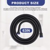 WOWOW 63 in. Stainless Steel Replacement Shower Hose in Chrome - 2 of 4