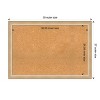 Amanti Art Eva Narrow Framed Corkboard, Natural Cork - 4 of 4