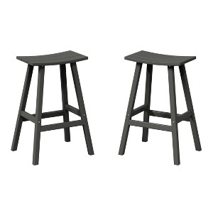 WestinTrends Outdoor Patio Adirondack Counter Height Stool Chair - 1 of 4