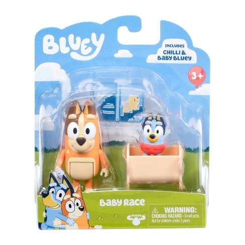 Bluey Baby Bluey & Baby Race Chilli Figures - 2pk : Target