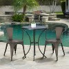 BestMassage Metal Dining Chairs Set of 4 Patio Chairs, Bronze - 2 of 4
