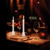 EcoSummer 24PCS Clear Glass Candlestick Holders, 2.2" Taper Candle Holders for Wedding & Party Décor. - 4 of 4