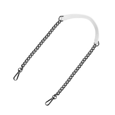 Unique Bargains Metal Corrosion-Resistant PU Leather Purse Flat Chain Strap