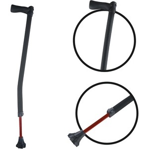 Luupatchy Heavy Duty Walking Cane - Travel/Hiking Ready, Adjustable, Stylish, Ultimate Comfort & Stability for Seniors, Men, Women - 1 of 3