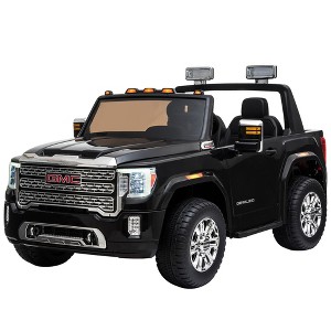 Aosom 12V GMC Sierra HD Battery Kids Ride On Car with Remote Control, Bright Headlights, & Working Suspension - 1 of 4