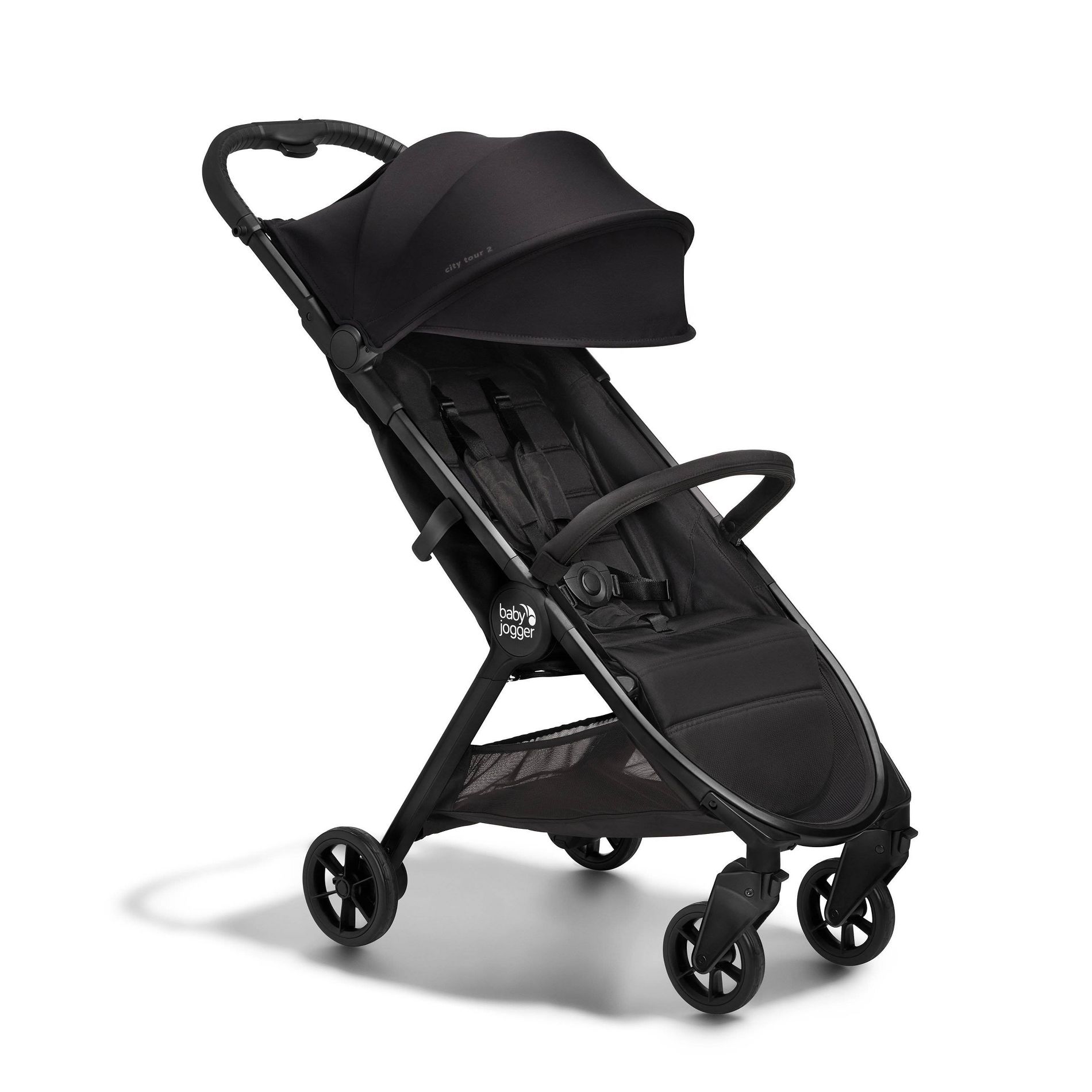 Baby Jogger City Tour 2 Stroller - Eco: Single 14.5 lb, 45 lb Capacity, Full-Size, Canopy