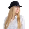 Dress Up America Black Derby Hat - Black Bowler Hat - 4 of 4