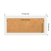 Amanti Art Vanity White Narrow Framed Corkboard, Natural Cork - 4 of 4