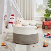 VECELO Woven Storage Basket Decorative Coiled Rope Basket Washable Woven Laundry Basket - 2 of 4