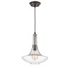 Chloe Lighting CH2S105RB10-DP1 Leah Transitional 1 Light Rubbed Bronze Ceiling Mini Pendant 10`` Wide - 2 of 4